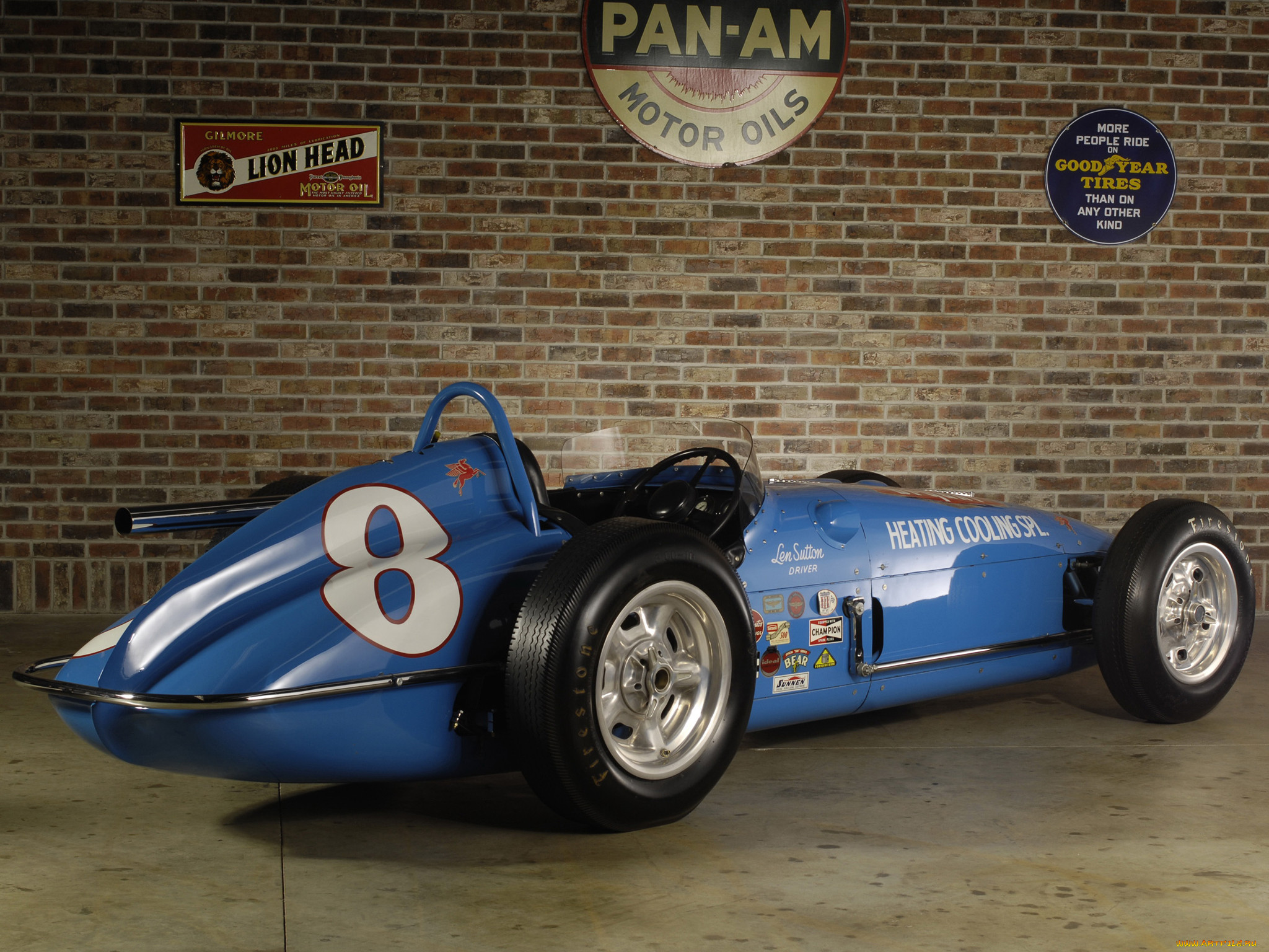 Обои 1960 Watson Offenhauser Indy 500 Roadster Автомобили unsort, обои